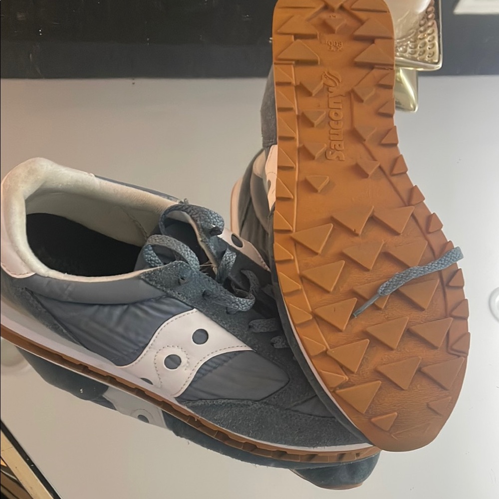 Saucony Blue and White Sneakers